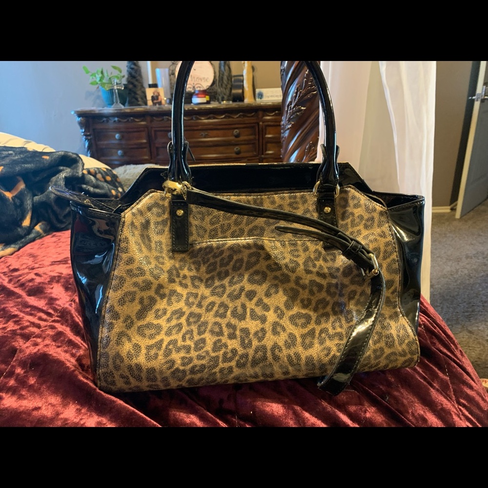 Cheetah print bag